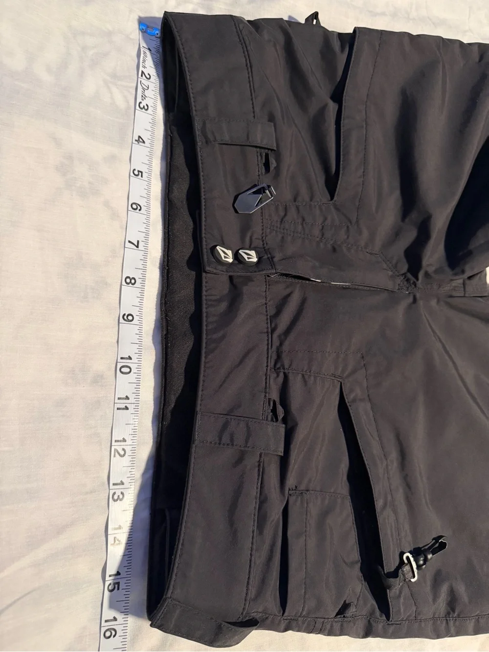 Volcom Vintage Vico Snowboard Pants Mens Size S Nimbus 8K Y2K black